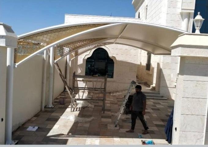 حداد تجهيز كامل مظلات سيارات حي السلام حي لبن