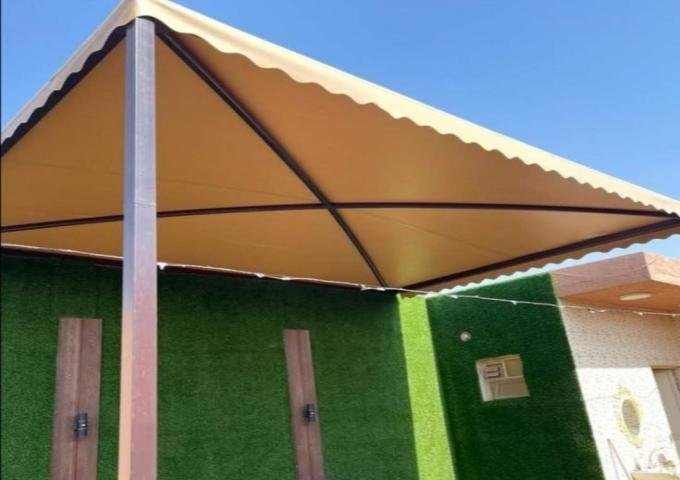 مظلات قماش جلسات حي الربيع