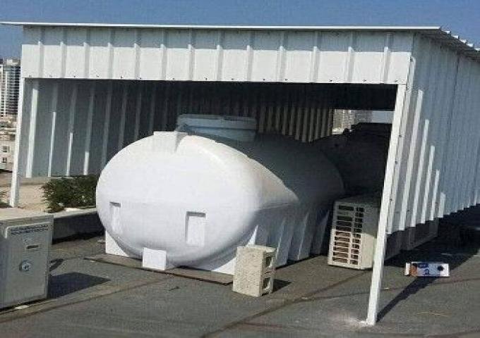 مظلة خزان علوي مظلات وسواتر حي الموسئ